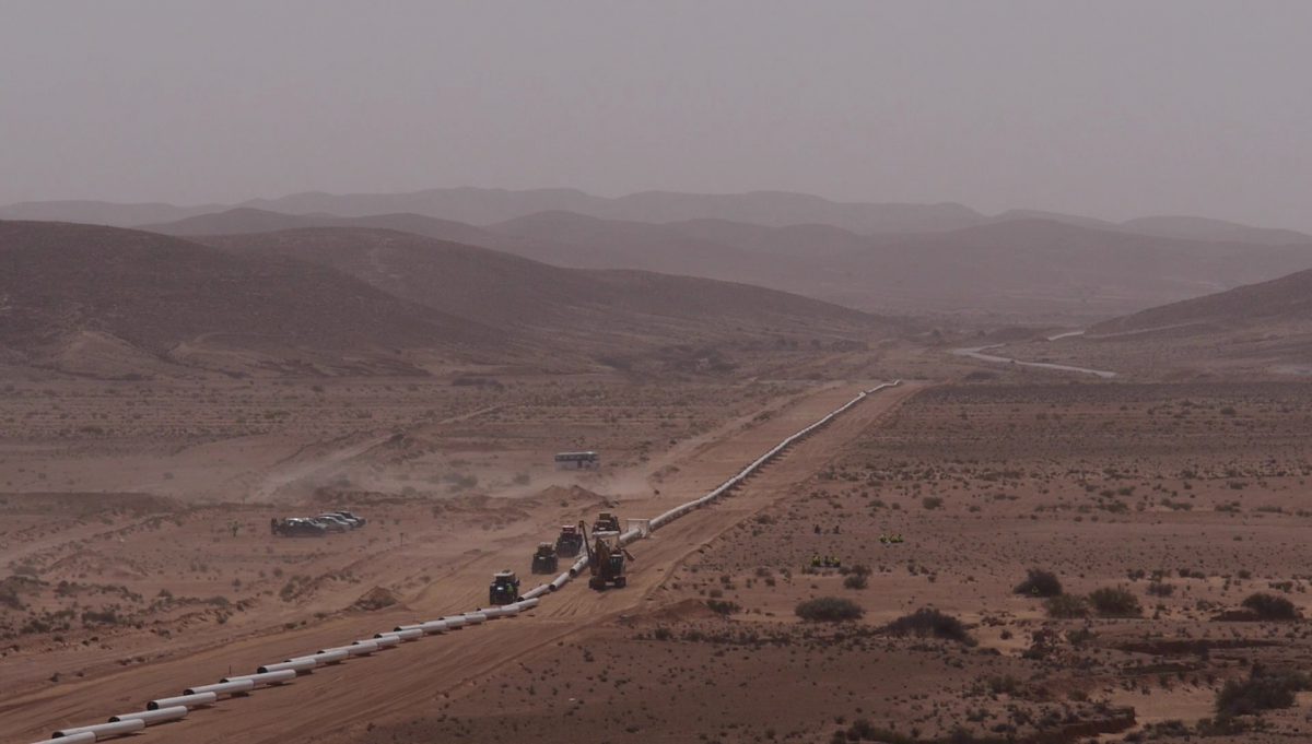 High pressure gas pipeline OMV / ETAP (CPF Nawara GTP Gabes) Site